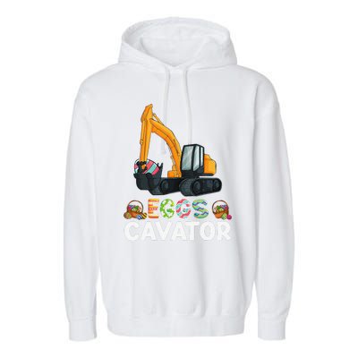 Easter Egg Hunts Constructions Trucks Children Garment-Dyed Fleece Hoodie