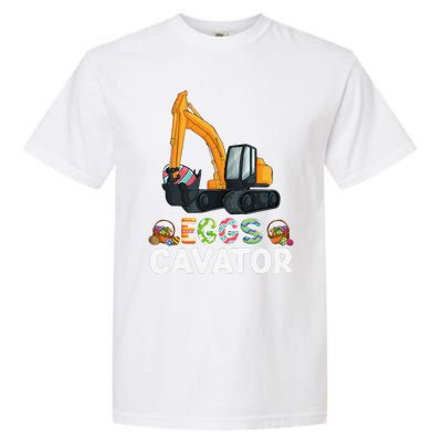 Easter Egg Hunts Constructions Trucks Children Garment-Dyed Heavyweight T-Shirt