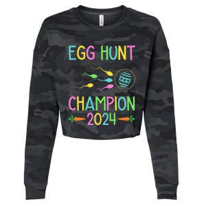 Easter Egg Hunt Champion 2024 Cropped Pullover Crew