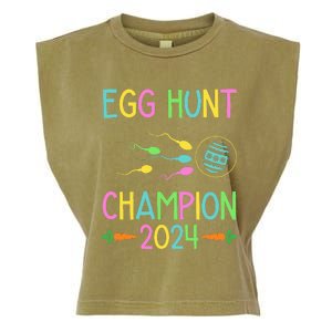 Easter Egg Hunt Champion 2024 Garment-Dyed Women's Muscle Tee