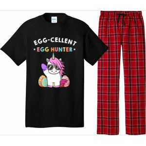 Egggiftcellent Egg Hunter Easter Unicorn Costume Funny Gift Pajama Set