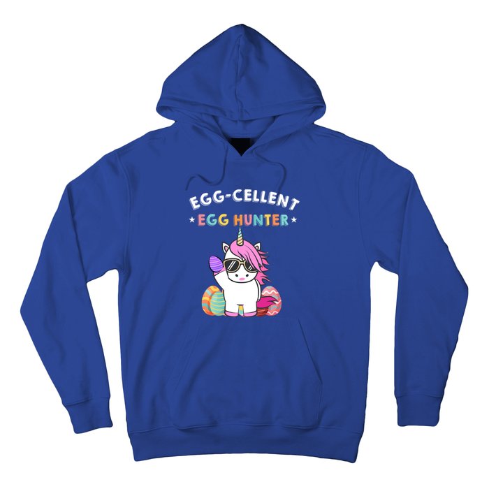 Egggiftcellent Egg Hunter Easter Unicorn Costume Funny Gift Hoodie