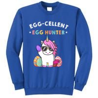 Egggiftcellent Egg Hunter Easter Unicorn Costume Funny Gift Sweatshirt