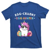 Egggiftcellent Egg Hunter Easter Unicorn Costume Funny Gift T-Shirt