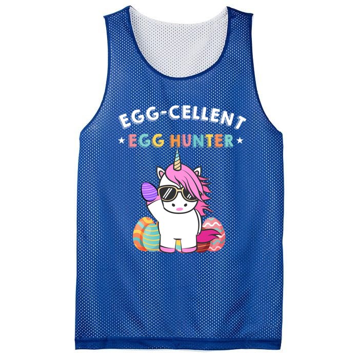 Egggiftcellent Egg Hunter Easter Unicorn Costume Funny Gift Mesh Reversible Basketball Jersey Tank