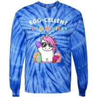 Egggiftcellent Egg Hunter Easter Unicorn Costume Funny Gift Tie-Dye Long Sleeve Shirt