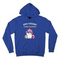 Egggiftcellent Egg Hunter Easter Unicorn Costume Funny Gift Tall Hoodie