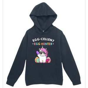 Egggiftcellent Egg Hunter Easter Unicorn Costume Funny Gift Urban Pullover Hoodie