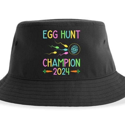 Easter Egg Hunt Champion Funny Dad Sustainable Bucket Hat