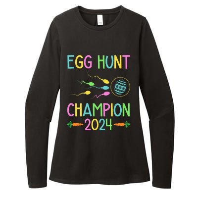 Easter Egg Hunt Champion Funny Dad Womens CVC Long Sleeve Shirt