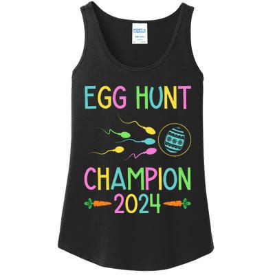 Easter Egg Hunt Champion Funny Dad Ladies Essential Tank