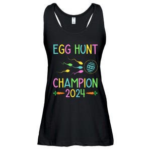 Easter Egg Hunt Champion Funny Dad Ladies Essential Flowy Tank