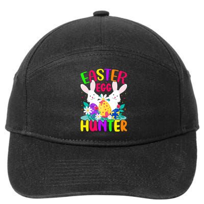 Easter Egg Hunter Easter Eggs Happy Easter Day Gift 7-Panel Snapback Hat