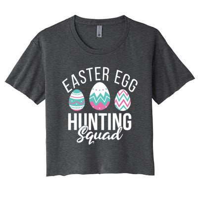 Easter Egg Hunting Squad For Easter Egg Hunters Gift Women's Crop Top Tee