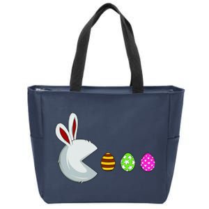 Easter Egg Hunting Video Game Gamer Bunny Lover Easter Gaming Zip Tote Bag