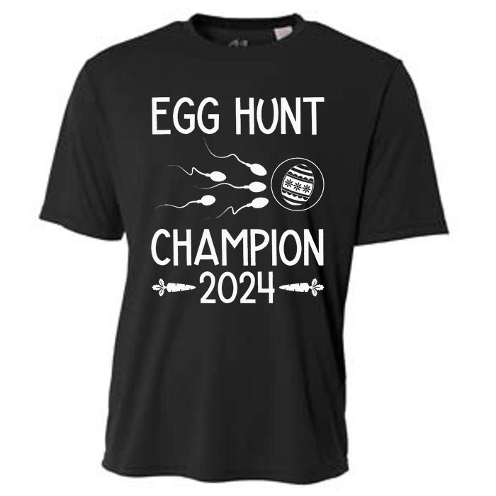 Easter Egg Hunt Champion Funny Dad Cooling Performance Crew T-Shirt