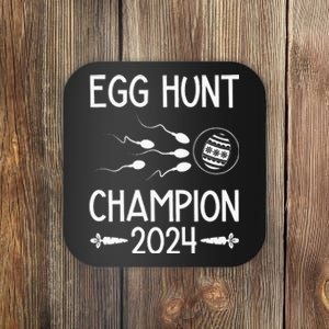 Easter Egg Hunt Champion Funny Dad Coaster