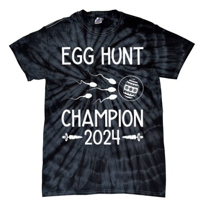 Easter Egg Hunt Champion Funny Dad Tie-Dye T-Shirt