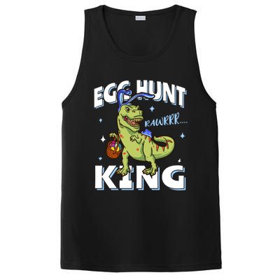 Easter Egg Hunt King Dinosaur Bunny With Ears Gift PosiCharge Competitor Tank