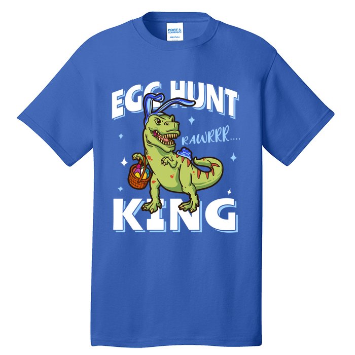 Easter Egg Hunt King Dinosaur Bunny With Ears Gift Tall T-Shirt