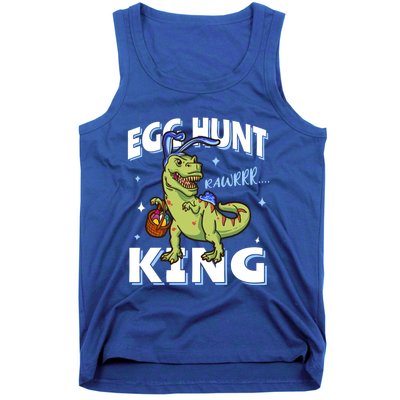 Easter Egg Hunt King Dinosaur Bunny With Ears Gift Tank Top