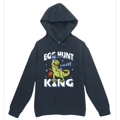 Easter Egg Hunt King Dinosaur Bunny With Ears Gift Urban Pullover Hoodie