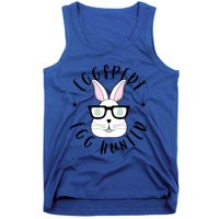 Eggspert Egg Hunter Gift Funny Easter Nerd Bunny Cartoon Gift Tank Top