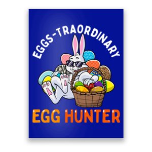 Eggspert Egg Hunter Easter Bunny Eggsgifttraordinary Gift Poster