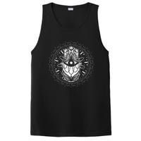 Evil Eye Hamsa Hand Mandala Yoga Meditation Spiritual PosiCharge Competitor Tank