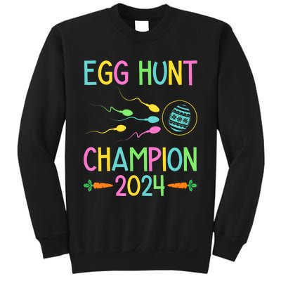 Easter Egg Hunt Champion Funny Dad Pregnancy Announcement Sweatshirt