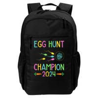 Easter Egg Hunt Champion Funny Dad Pregnancy Announcement Daily Commute Backpack