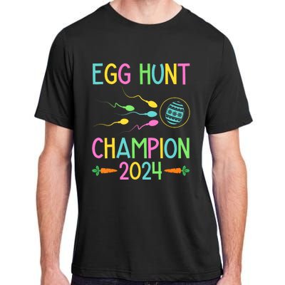 Easter Egg Hunt Champion Funny Dad Pregnancy Announcement Adult ChromaSoft Performance T-Shirt