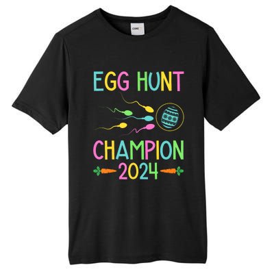 Easter Egg Hunt Champion Funny Dad Pregnancy Announcement Tall Fusion ChromaSoft Performance T-Shirt