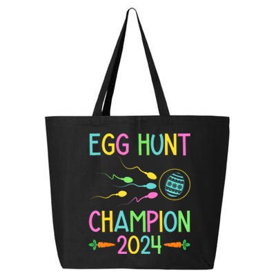 Easter Egg Hunt Champion Funny Dad Pregnancy Announcement 25L Jumbo Tote