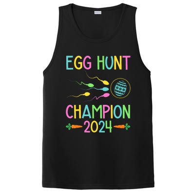 Easter Egg Hunt Champion Funny Dad Pregnancy Announcement PosiCharge Competitor Tank