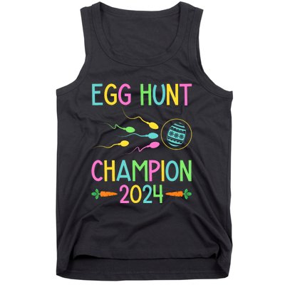 Easter Egg Hunt Champion Funny Dad Pregnancy Announcement Tank Top