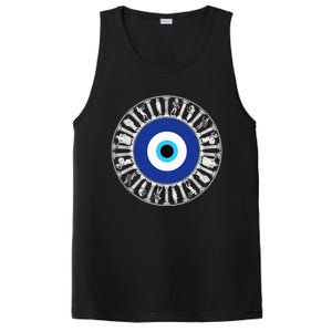 Evil Eye In Greek Key Circle Greek Key Around Greek Evil Eye PosiCharge Competitor Tank