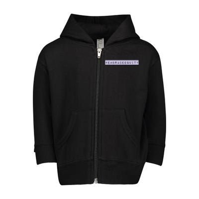 Embrace Equity International 'S Day March 8th Gift Toddler Zip Fleece Hoodie