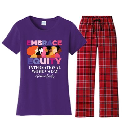 Embrace Equity International Women's Day Women's Flannel Pajama Set