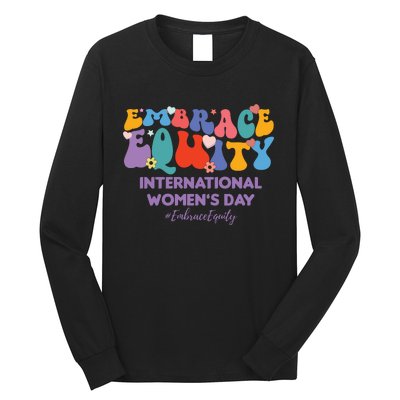 Embrace Equity International Women's Day Long Sleeve Shirt