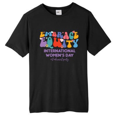 Embrace Equity International Women's Day Tall Fusion ChromaSoft Performance T-Shirt