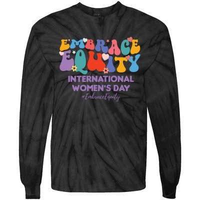 Embrace Equity International Women's Day Tie-Dye Long Sleeve Shirt