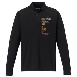 Equality Equity Inclusion Social Justice Hu Rights Design Cool Gift Performance Long Sleeve Polo