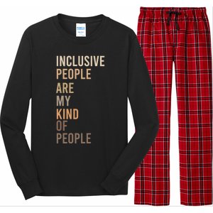 Equality Equity Inclusion Social Justice Hu Rights Design Cool Gift Long Sleeve Pajama Set