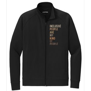 Equality Equity Inclusion Social Justice Hu Rights Design Cool Gift Stretch Full-Zip Cadet Jacket