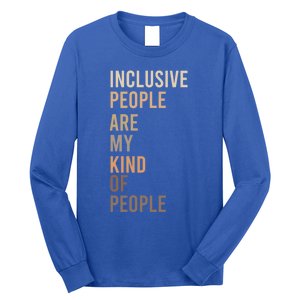 Equality Equity Inclusion Social Justice Hu Rights Design Cool Gift Long Sleeve Shirt