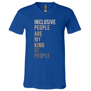 Equality Equity Inclusion Social Justice Hu Rights Design Cool Gift V-Neck T-Shirt