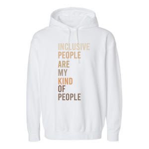 Equality Equity Inclusion Social Justice Hu Rights Design Cool Gift Garment-Dyed Fleece Hoodie