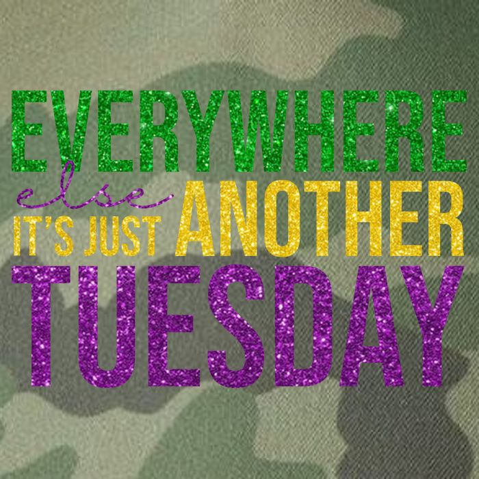 Everywhere Else Its Just Another Tuesday Mardi Gras Legacy Tie Dye Trucker Hat
