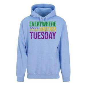 Everywhere Else Its Just Another Tuesday Mardi Gras Unisex Surf Hoodie